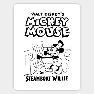 Steamboat Willie - name Sticker